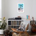 thumbnail image 4 of Art.com Ski Utah - Ski Lift Day Scene Art Print by Lantern Press, White Frame Wall Art, 21" x 29", 4 of 5