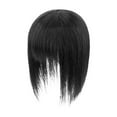 thumbnail image 5 of SSKFHGI Light Brown 25cm Wig Female Long Hair Top Hair Piece Air Bangs Hair Piece Top Cover White Hair Natural Simulation Hair Replacement Block, 5 of 8