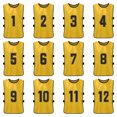 thumbnail image 7 of Spirastell Vest,Numbered Bibs Vest Quick Soccer Team Vest 12PCS Soccer Team Numbered Pinnies Quick Soccer Team Numbered Bibs JINMIE 12PCS 's Pinnies, 7 of 7