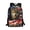Distressed American Flag with Wolf Print, variant on Uourmeti Distressed American Flag with Wolf Print Backpack for Men, 17 Inch Soft Durable School Backpack for Travel Work