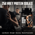 thumbnail image 6 of NutraBio Whey Protein Isolate, Whey Protein Powder Supplement, 2lb Gourmet Chocolate, 6 of 8