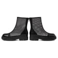 thumbnail image 6 of Anuirheih Women's Summer Mesh Booties 5CM Thick Bottom Mesh Back Zipper Sandals Sandals Women (Black), 6 of 9