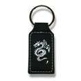thumbnail image 4 of Keychain - Rectangle - Flying Dragon - Leather, 4 of 8