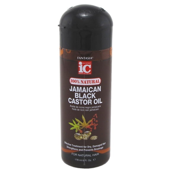 Fantasia Aceite de ricino negro jamaicano 6 onzas