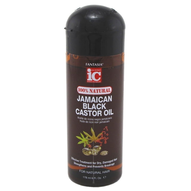 Fantasia Aceite de ricino negro jamaicano 6 onzas