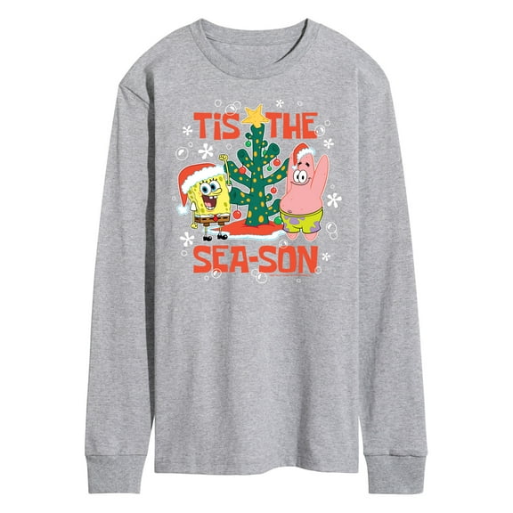 SpongeBob SquarePants - Tis The Season - Men's Long Sleeve T-Shirt