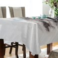 thumbnail image 3 of JSTEL Husky Dog Puppy Table Cloth Square 60 x 60 Inch Tablecloth Anti Wrinkle Table Cover for Dining Kitchen Parties, 3 of 6