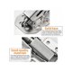 thumbnail image 5 of 1pc 3inch/5inch Quiet Damping Buffer Non-Drill Concealed Hinge, Thickened Frog-Shaped Hinge For Cabinet Door ,Thickened Closet Door Spring Hinge Hydra, 5 of 5