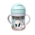 thumbnail image 2 of Vaso de agua para niños, lindo vaso de agua, vaso con pajita con escala, vaso de agua para jardín de infantes con bola de succión, vaso con pajita, 2 of 6
