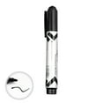 thumbnail image 1 of TureClos 1pc Plastic Single Headed Black Marker Pen Permanent Marker Stationery Supplies, 1 of 1