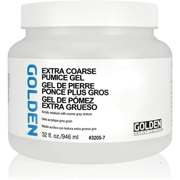 Golden Artits Colors, 32 oz Extra Coarse Pumice Gel