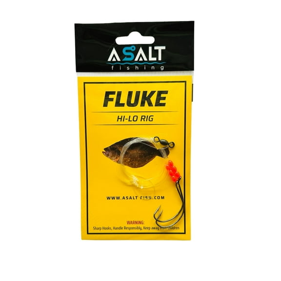 Asalt Fishing Fluke Hi-Lo Undressed Rig Fishing Lures