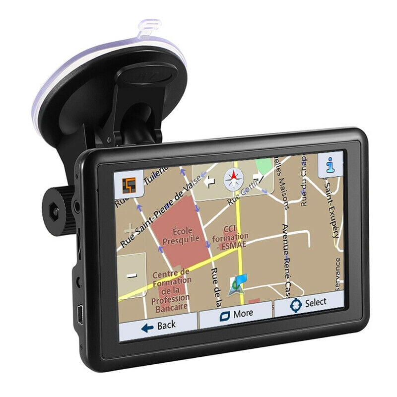 Vehicle GPS Satellite Navigator with Free Lifetime Map Update JOGANVE 7” Touch Screen 8GB Real Voice Spoken Turn-by-Turn Direction Reminding Navigation System for Cars GPS Navigation for Car 