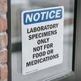 thumbnail image 4 of (2 Pack) Laboratory Specimens Only Not OSHA Notice Sign 5 Inch X 3.5 Inch Vinyl Label Decal Sticker Weather Resistant, UV Protected for Workplace, Business, and Construction Site, Made in the USA, 4 of 7