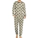thumbnail image 1 of Pijama de tiburón divertido, conjunto de pijama de 2 piezas con estampado de vida marina de manga larga para hombre, ropa de dormir romántica de gran tamaño con gráficos de otoño, 1 of 5