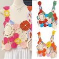 thumbnail image 2 of Eye Catching Crochet Knitwear Sleeveless Vest Sleeveless Crop Top Camisole For Casual and Beach Travel Party, 2 of 8