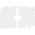 thumbnail image 4 of 18"W x 12"H x 3"ID x 6 1/4"C x 1"P Novo Architectural Grade PVC Contemporary Ceiling Medallion, Two Piece, 4 of 11