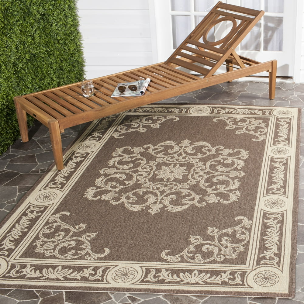 Safavieh Courtyard Cynthia Floral Indoor/Ou   tdoor Area Rug or Runner