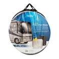 thumbnail image 4 of Camco Camper/RV Windshield Sun Shades | Class A, 41" (H) x 49" (W), Black & Silver (45150), 4 of 4