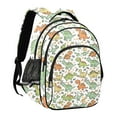 thumbnail image 2 of ALAZA Cute Cartoon Dinosaurs Leaf School Backpack Elementary Bag Bookbag Travel Rucksack, 2 of 6