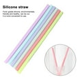 thumbnail image 1 of Lubelski 5Pcs Drinking Straw Hardened Tip Cuttable Bendable Bite-resistant Drinking Pearl Milk Tea Bent Straight Straw Daily Use, 1 of 8