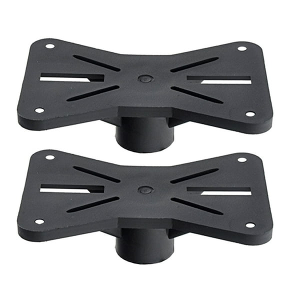2 Pcs Professional Plastic Sound Bracket Tray for Standard Speaker Stand Sound Accessories for Stage Lighting (Black)
