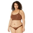 thumbnail image 4 of Calvin Klein Women's Plus Form to Body Unlined Bralette, Spruce, XL, 4 of 4