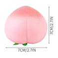 thumbnail image 3 of Squishies Toys Giant Peach Squeeze Toys Realistic Food Shaped Slow Rise Squishies Large Sensory Stress Ball For Desk Decompression And Anxiety, 3 of 4