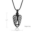 thumbnail image 2 of Cremation Jewelry Urn Necklaces for Ashes Angel Wings Heart Urn Ashes Keepsake Memorial Jewelry, 2 of 4