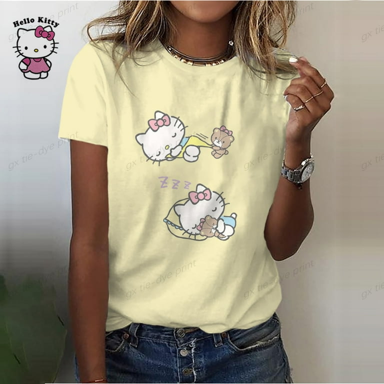 Summer Women's T Shirt For Ladies's Short Sleeve Tops Tees