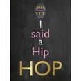 thumbnail image 3 of Gibbons, Lauren 15x18 Black Modern Framed Museum Art Print Titled - Easter Chalk Hip Hop, 3 of 5