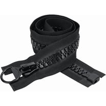 80cm #20 Super Large Separating Giant Plastic Zippers for Sewing Heavy Duty Huge Separating Jacket Molded Plastic Zippers for Tents Coats Overcoats Boat Cover Canvas Down Jacket Black