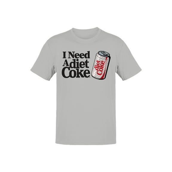 Officially Licensed Diet Coke I Need A Diet Coke Men's T-shirt