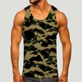 thumbnail image 2 of Hessimy Men’s Athletic Fit Tank Tops Cotton Breathable Sleeveless Undershirts（Dark Green,XXXL), 2 of 5