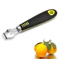 thumbnail image 3 of Citrus Zester Grater for Quick Peeling, Sharp Hole Zester Stainless Steel Tool with Twists for Garnishes, Ergonomic Design, 3 of 5
