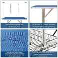 thumbnail image 5 of VINGLI Dog Grooming Table, Trimming Table Drying Table with Arm Noose & Mesh Tray for Dog Cat (45in), 5 of 5