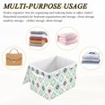 thumbnail image 7 of 40L Lidded Home Storage Bins Foldable Storage Box with Handle for Home Bedroom Closet, Light-colored Tie-dye Printed, 7 of 7