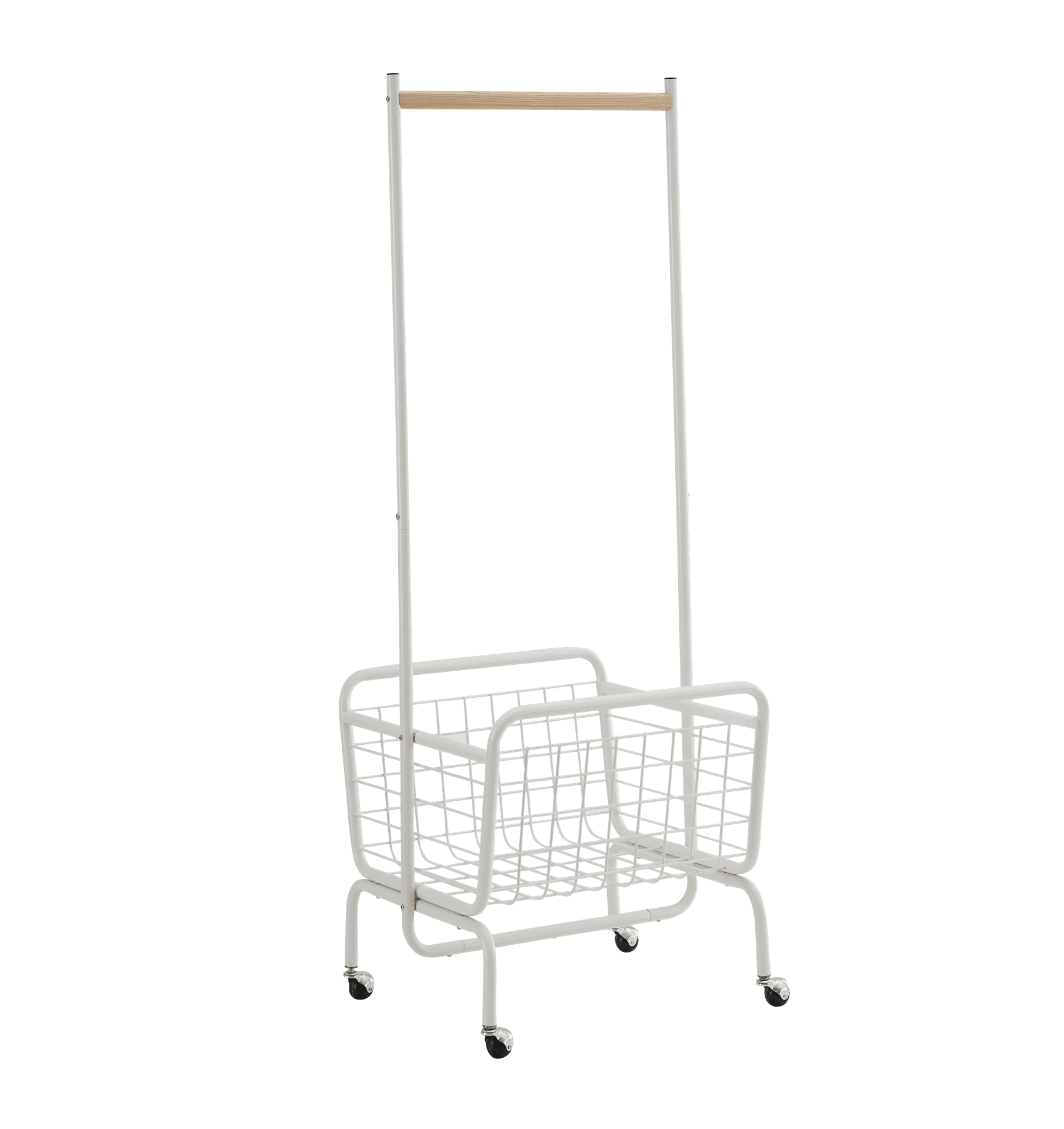 Luci Convenient Metal Clothes Rack ST17260 with Lockable Caster Wheels
