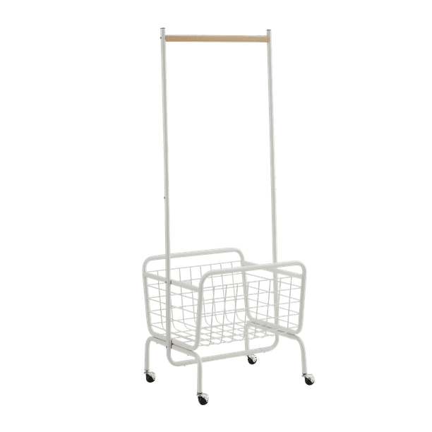 Luci Convenient Metal Clothes Rack ST17260 with Lockable Caster Wheels