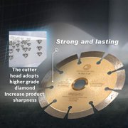 4.5 Diamond Saw Blade Dry or Wet for Concrete Stone granite Brick Masonry
