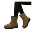 thumbnail image 3 of Women’s Winter Fleece-Lined Tall Snow Boots, Lightweight Warm Insulated Cotton-Padded Boots, Plus Sizes, 3 of 5
