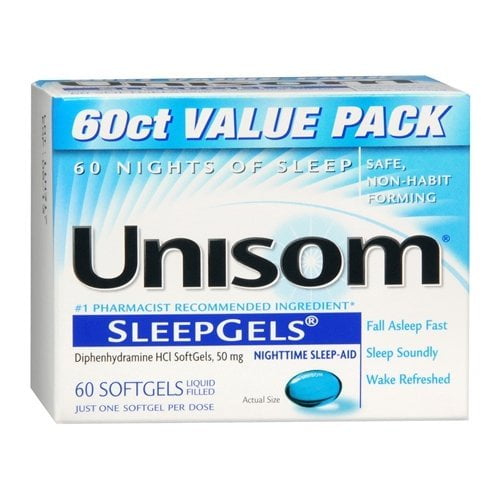Unisom SleepGels - 60 ct, Pack of 4