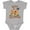 AC-Heather Grey, variant on Happy Halloween Kittens in a Pumpkin Boys or Girls Baby Bodysuit