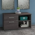 thumbnail image 2 of Pemberly Row Low Storage Cabinet with Drawers in Storm Gray - Engineered Wood, 2 of 7