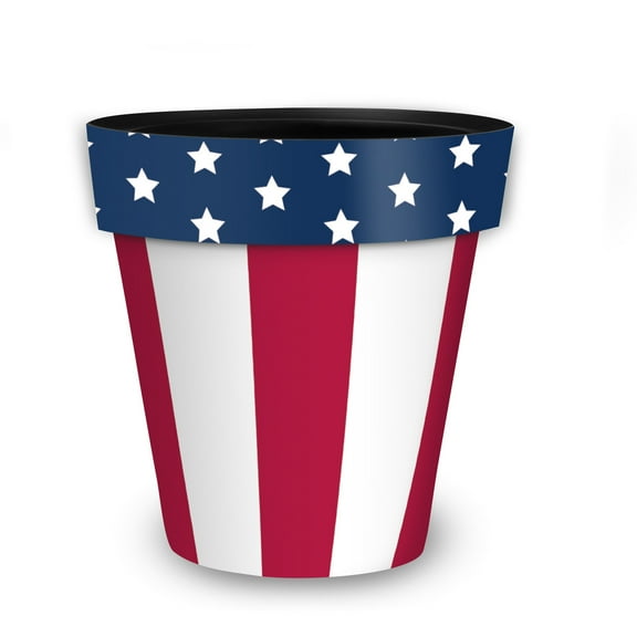 Briarwood Lane American Flag Medium Planter