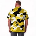 thumbnail image 6 of BRANROY Men's Big and Tall Polo - Camo Pattern UPF 50+ Mens Polo Shirts Short Sleeve, Breathable Golf Shirts and Casual Shirts for Men - Great for Hot Weather & Daily Wear,Yellow,5XL, 6 of 8