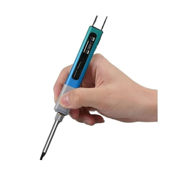 Portable Digital Display Electric Soldering Iron - 65W PID Temperature Control for Fast Heating and Precision Soldering