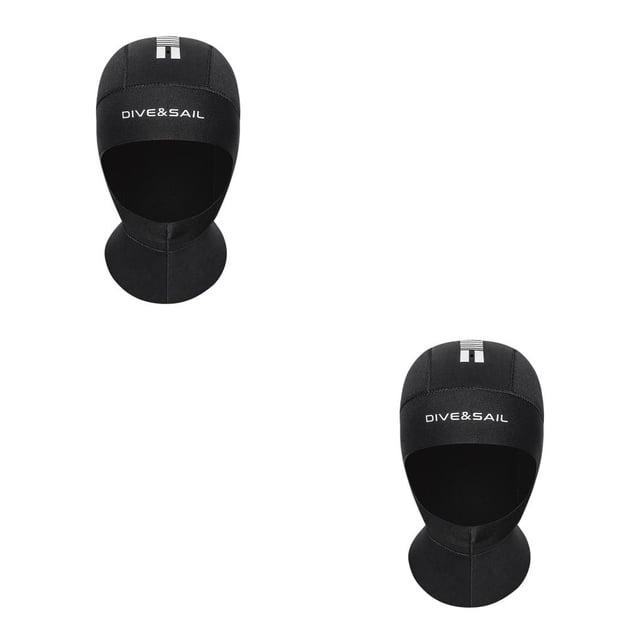 Eigraketly BUCEO SAIL 5MM Gorros de buceo Hoodie Sombrero a prueba de viento Capucha con protección solar para el hombro Gorro de natación Type1 NO1