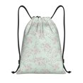 thumbnail image 1 of Xecao Retro Snake Pattern Sports Drawstring Backpack - String Swim Gym Bag with Wet Proof Pocket for Women&Men-Small, 1 of 6