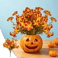 thumbnail image 4 of Gqtwoy Artificial Fall Silk Flowers Bouquet, Realistic Fake Floral Stems, Faux Fall Blooms for Vase Fillers, Halloween Thanksgiving Decor, Mixed Stems for Home Decoration, 4 of 6